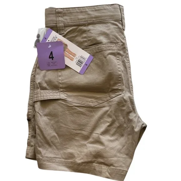 Women's Cargo short, Boston Traders, 4, Tan, NWT - Picture 5 of 6